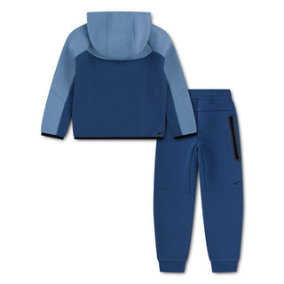 NIKE KIDS TECH FLEECE FZ SET 'WORK BLUE' 86M880-U1T