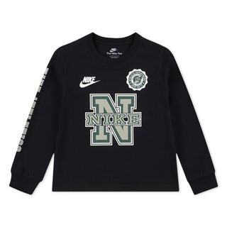BOYS NIKE ATHLETICS LONG SLEEVE TEE 'BLACK' 86N299-023