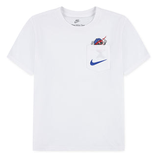 BOYS NIKE BOXY T-SHIRT 'WHITE' 86N323-001