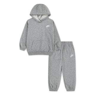 KIDS NIKE CLUB FLEECE SET 'GREY HEATHER' 86P403-042