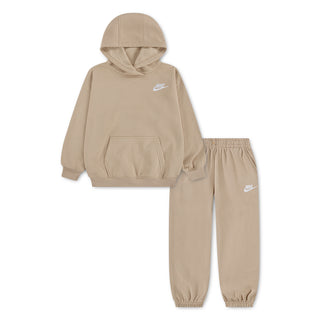 KIDS NIKE CLUB FLEECE SET 'LINEN' 86P403-JCR