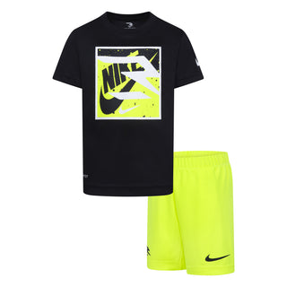 NIKE 3BRAND KIDS DRI FIT BLOCK SET 'BLACK' 8Q0626-023