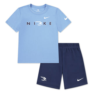KIDS NIKE 3BRAND 2 PIECE SET 'UNIVERSITY BLUE' 8Q0639-B9F