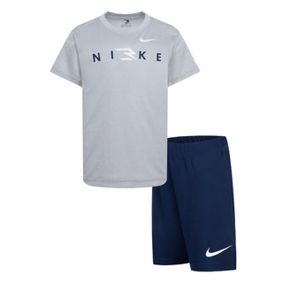 KIDS NIKE 3BRAND 2 PIECE SET 'LIGHT GREY' 8Q0639-G2H