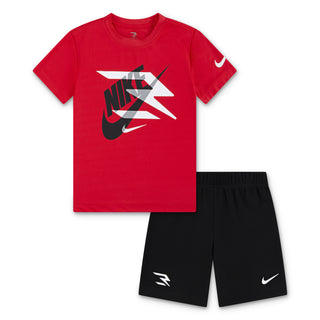 NIKE 3BRAND KIDS DRI- FIT 2 PIECE SET 'BLACK' 8Q0643-023