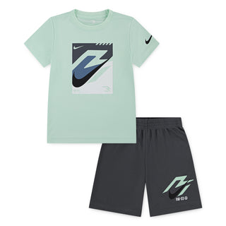 NIKE 3BRAND KIDS 2 PIECE SPEED LOCK SET 'MINT FOAM' 8Q1101-E6D