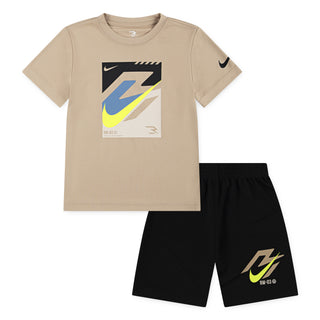 NIKE 3BRAND KIDS 2 PIECE SPEED LOCK SET 'HEMP' 8Q1101-X0L