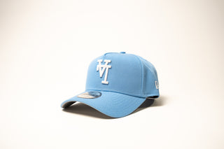 NEW ERA 9FORTY A-FRAME UPSIDE DOWN LA DODGERS LIGHT BLUE PATCH