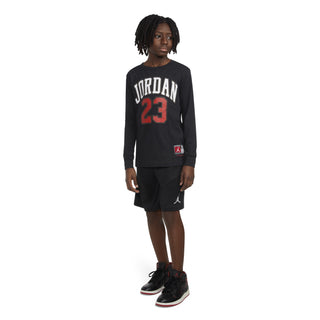 JORDAN KIDS PRACTICE FLIGHT LS TEE 'BLACK' 95C591-KR5