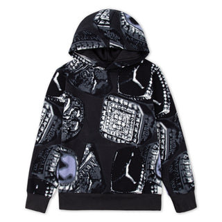 BOYS JORDAN MVP FLEECE HOODIE 'OFF NOIR' 95D604-G0T