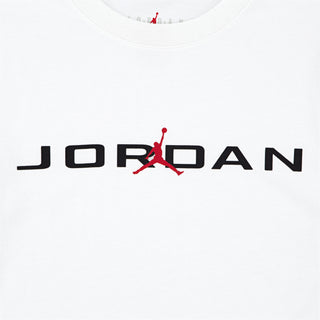 BOYS JORDAN AIR STRETCH T-SHIRT 'WHITE' 95D628-001