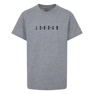 JORDAN KIDS WORDMARK TEE 'HEATHER GREY' 95D634-GEH