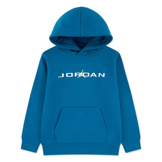 KID'S JORDAN BASELINE PULLOVER HOODIE "GREEN ABYSS" 95D665-E54