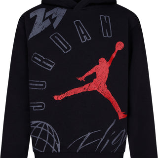 BOYS JORDAN ELEMENTS HOODIE 'BLACK' 95D733-023