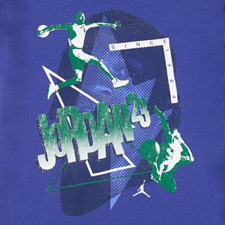 JORDAN KIDS 3PEAT TEE 'RACER BLUE' 95D735-B5K