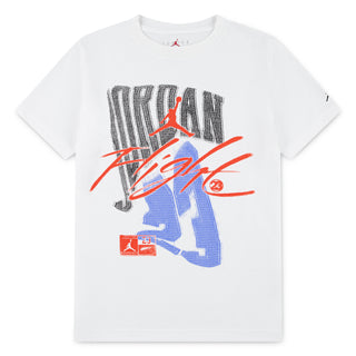 BOYS JORDAN FADEAWAY FLIGHT T-SHIRT 'WHITE' 95D929-001