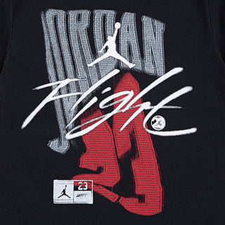 BOYS JORDAN FADEAWAY FLIGHT T-SHIRT 'BLACK' 95D929-023