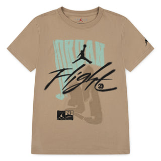 BOYS JORDAN FADEAWAY FLIGHT T-SHIRT 'HEMP' 95D929-X0L