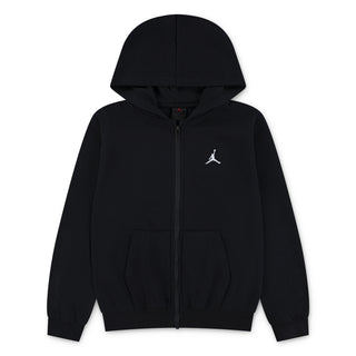 BOYS JORDAN BROOKLYN FLEECE FULL ZIP HOODIE 'BLACK' 95F115-023