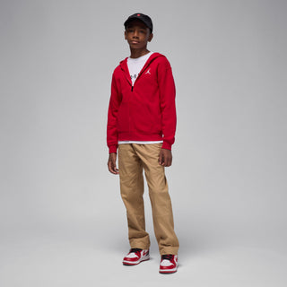 KIDS JORDAN BROOKLYN FLEECE "GYM RED" 95F115-R78