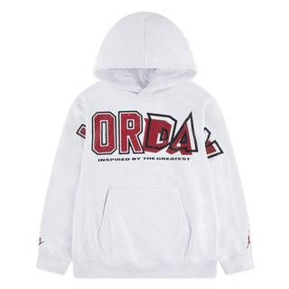 JORDAN KIDS JM FT PO HOODIE 'WHITE' 95F579-001