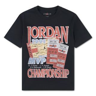 JORDAN KIDS AJ6 PLAYOFF SS TEE 'BLACK' 95F775-023