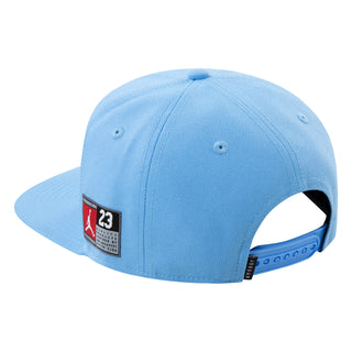 JORDAN KIDS FLATBRIM CAP 8-20YRS 'BLUE JERSEY' 9A0781-B9F