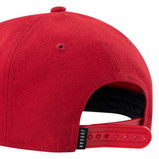 JORDAN KIDS FLATBRIM CAP 'RED JERSEY' 9A0781-R78