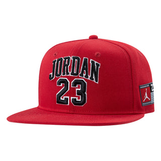 JORDAN KIDS FLATBRIM CAP 'RED JERSEY' 9A0781-R78