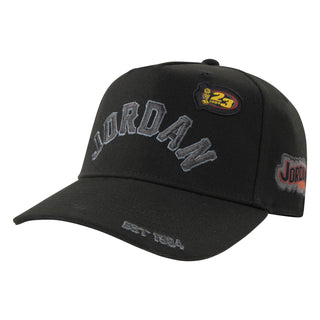 KID'S JORDAN CURVED BRIM VISOR HAT 'BLACK'  9A9028-023