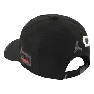 KID'S JORDAN CURVED BRIM VISOR HAT 'BLACK'  9A9028-023