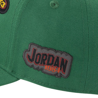 KID'S JORDAN CURVED BRIM VISOR HAT "GREEN"  9A9028-E1P