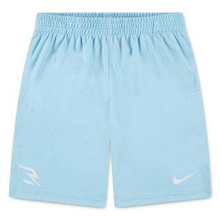 NIKE 3BRAND KIDS BADGE SHORTS 'STILL BLUE' 9Q0152-B9N