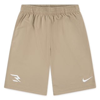 NIKE 3BRAND KIDS BADGE SHORTS 'HEMP' 9Q0152-X0L