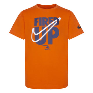 NIKE 3BRAND KIDS FIRED UP SWOOSH TEE 'ORANGE TIE-DYE' 9Q0452-N0O