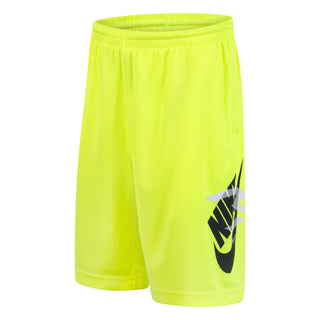 NIKE 3BRAND KIDS ESSENTIAL MESH SHORTS 'VOLT' 9Q0576-F68