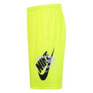 NIKE 3BRAND KIDS ESSENTIAL MESH SHORTS 'VOLT' 9Q0576-F68