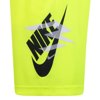 NIKE 3BRAND KIDS ESSENTIAL MESH SHORTS 'VOLT' 9Q0576-F68