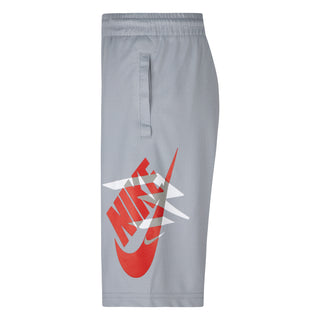 NIKE 3BRAND KIDS ESSENTIAL MESH SHORTS 'WOLF GREY' 9Q0576-G3A