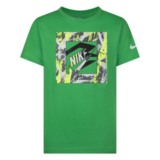 NIKE 3BRAND KIDS PAINT STROKE MASH UP TEE 'HYPER VERDE' 9Q0715-EHC