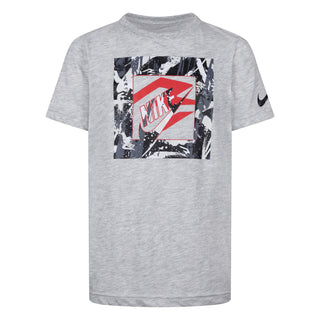 NIKE 3BRAND KIDS PAINT STROKE MASH UP TEE 'LIGHT GREY' 9Q0715-G2H