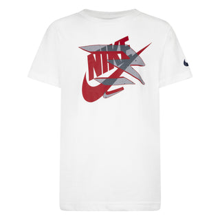 NIKE 3BRAND KIDS DUAL ICON SPECKLE TEE 'WHITE' 9Q0781-001