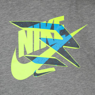 NIKE 3BRAND KIDS DUAL ICON SPECKLE TEE 'CARBON HEATHER' 9Q0781-GEH