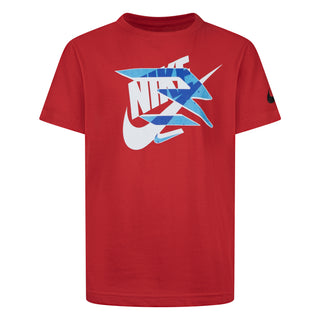 NIKE 3BRAND KIDS DUAL ICON SPECKLE TEE 'UNIVERSITY RED' 9Q0781-U10