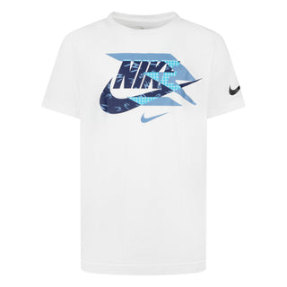 NIKE 3BRAND KIDS GRIDLOCK MASHUP TEE 'WHITE' 9Q0805-001