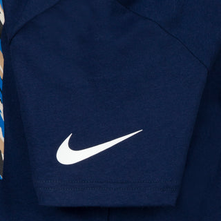 NIKE 3BRAND KIDS PAINT STROKE SQUARE TEE 'MIDNIGHT NAVY' 9Q0807-U90