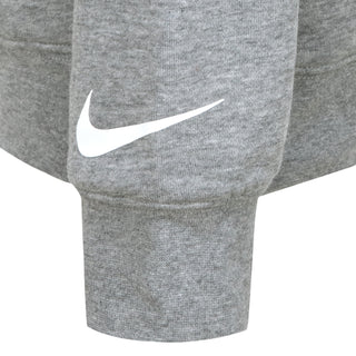 NIKE 3BRAND KIDS PLATE LOGO HOODIE 'CARBON HEATHER' 9Q0867-GEH