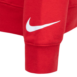 NIKE 3BRAND KIDS PLATE LOGO HOODIE 'UNIVERSITY RED' 9Q0867-U10