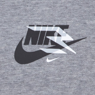 NIKE 3BRAND KIDS SMALL MASHUP PO HOODIE 'CARBON HEATHER' 9Q0868-GEH
