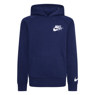 NIKE 3BRAND KIDS SMALL MASHUP HOODIE 'MIDNIGHT NAVY' 9Q0868-U90